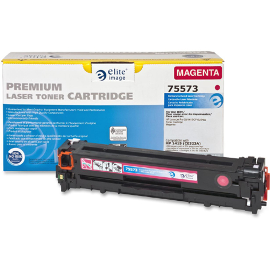Elite Image Remanufactured Laser Toner Cartridge - Alternative for Hp 128a (Ce323a) - Magenta - 1 Each