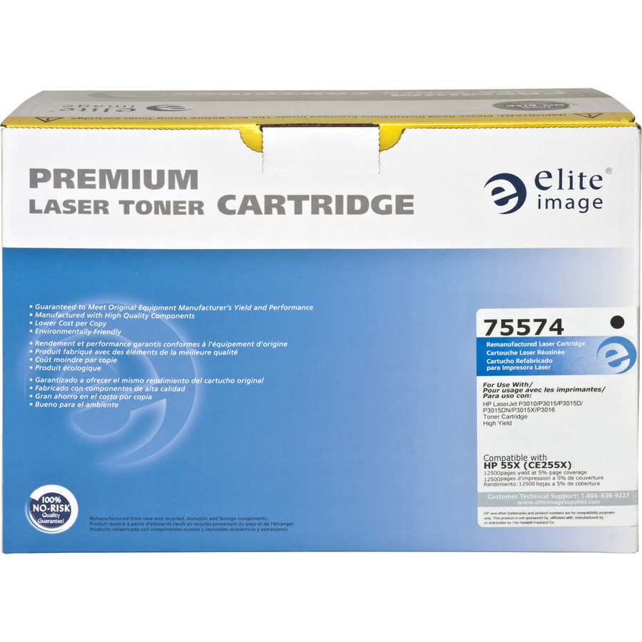 Elite Image Remanufactured Toner Cartridge - Alternative for Hp 55x (Ce255x)