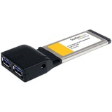 Startechcom 2 Port Expresscard Superspeed Usb 30 Card Adapter with Uasp Support - 5gbps