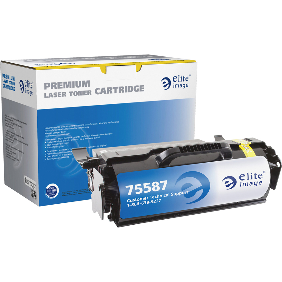 Elite Image Remanufactured Micr High Yield Laser Toner Cartridge - Alternative for Lexmark T650h21a - Black - 1 Each