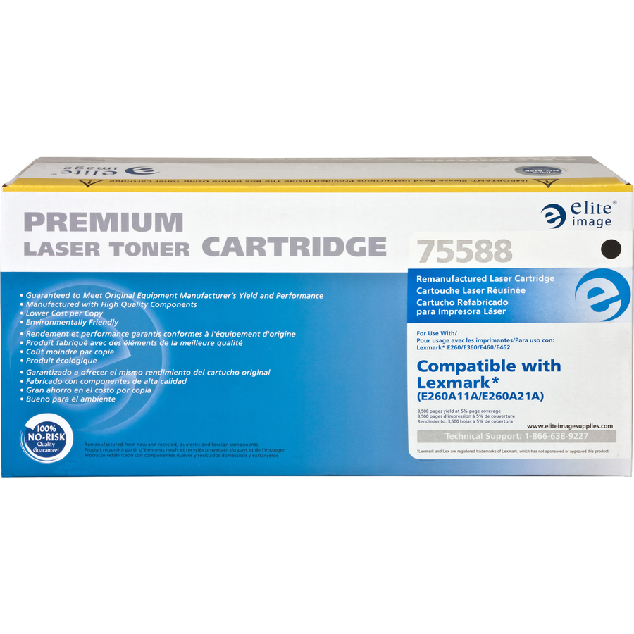 Elite Image Remanufactured Toner Cartridge - Alternative for Lexmark (E260a11a)