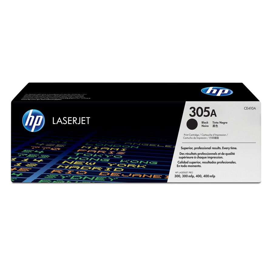 Hp 305a (Ce410a) Original Standard Yield Laser Toner Cartridge - Single Pack - Black - 1 Each