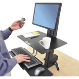 Ergotron Workfit-S Single Hd with Worksurface