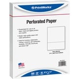 Printworks Professional Pre-Perforated Paper for Invoices Statements Gift Certificates & More