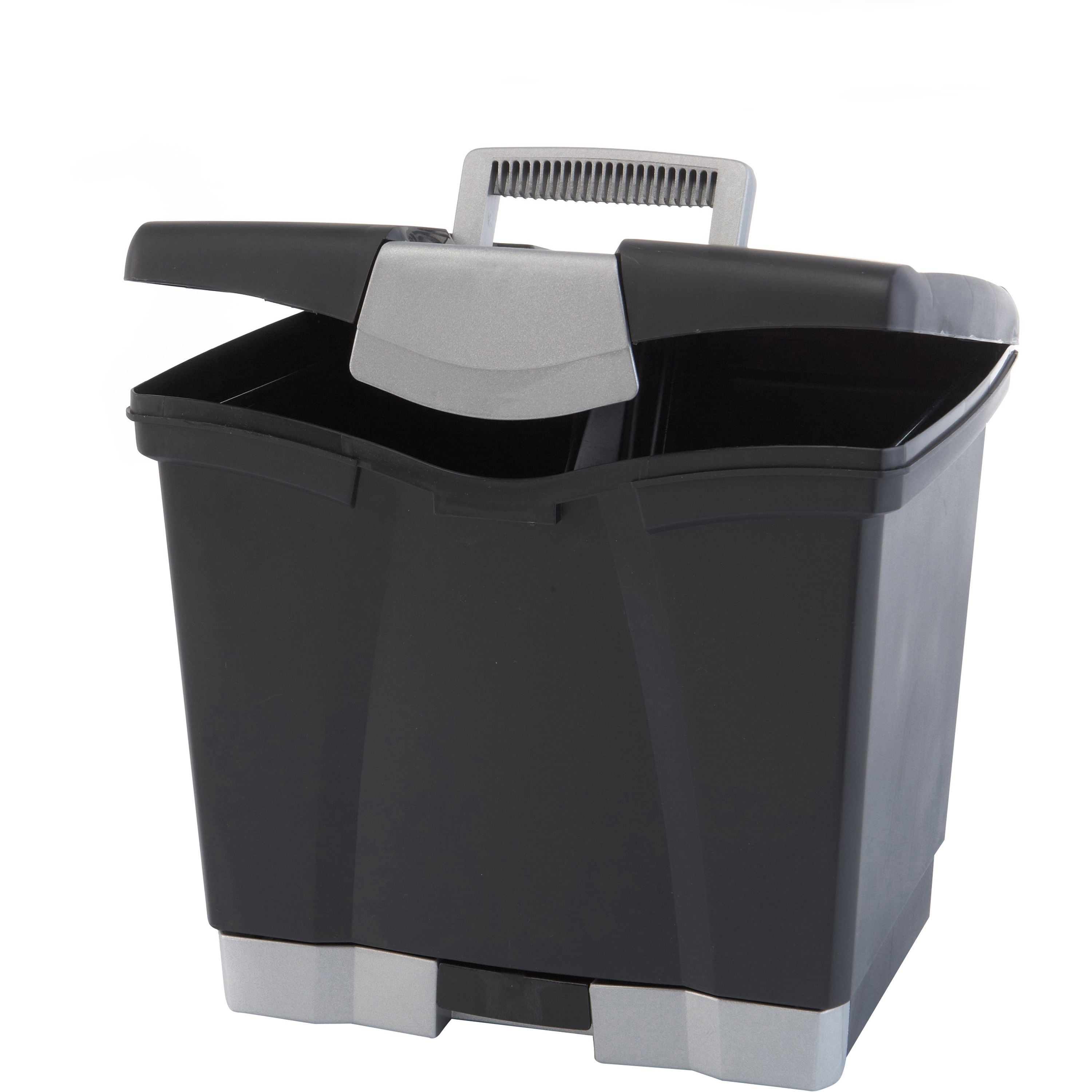 Storex Portable File Box with Drawer