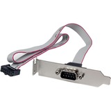 Startechcom 1 Port 16in Db9 Serial Port Bracket to 10 Pin Header - Low Profile