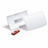 Durable&Reg Click Fold&Reg Convex Magnetic Name Badge Holder