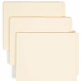 Smead Straight Tab Cut Letter Recycled Fastener Folder