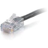 C2g-3ft Cat6 Non-Booted Network Patch Cable (Plenum-Rated) - Black