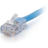 C2g-35ft Cat6 Non-Booted Network Patch Cable (Plenum-Rated) - Blue