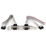 Startechcom 2 Port 16in Db9 Serial Port Bracket to 10 Pin Header