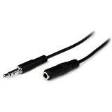 Startechcom 1m Slim 35mm Stereo Extension Audio Cable - Mf