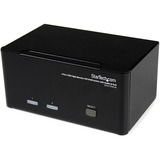 Startechcom 2 Port Triple Monitor Dvi Usb Kvm Switch with Audio & Usb 20 Hub