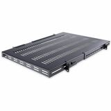 Startechcom 1u 4-Post 195 to 38in Adjustable Mounting Depth Vented Rack Mount Shelf - Heavy Duty Fixed Rack Shelf - 330lbs 150kg - 275in Deep