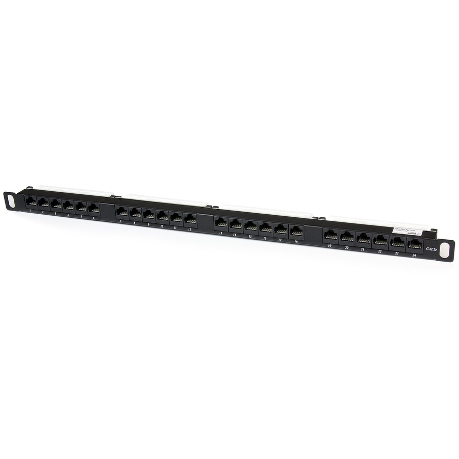 Startechcom 24 Port 05u Cat5e Patch Panel - Rj45 Ethernet Rackmount Cat 5e 110 Patch Panel