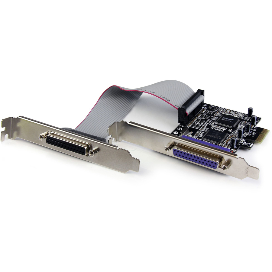 Startechcom 2 Port Pci Express Pci-E Parallel Adapter Card &Acirc&Euro Ieee 1284 with Low Profile Bracket