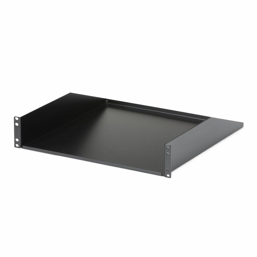 Startechcom 2u Server Rack Cabinet Shelf - Fixed 18 Deep Cantilever Rackmount Tray for 19 Dataavnetwork Enclosure - Weight Cap 125lbs56kg
