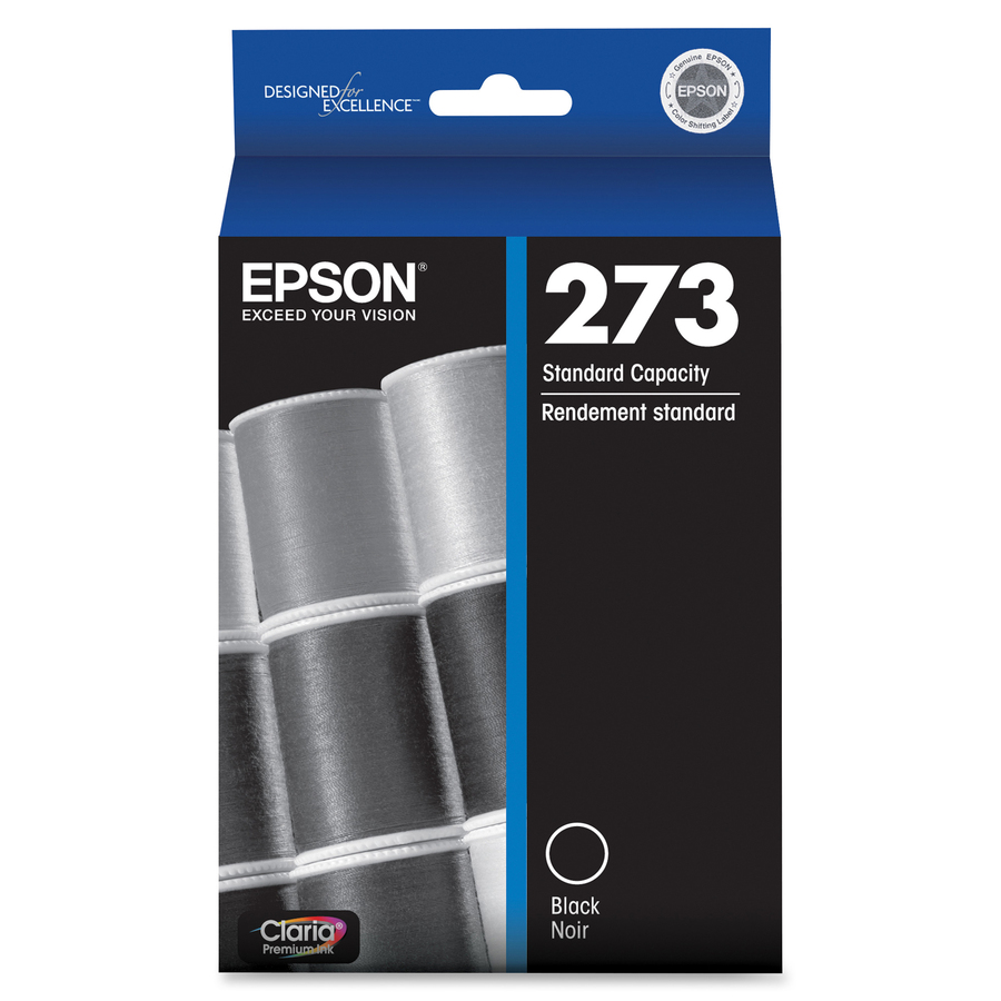 Epson Claria 273 Original Standard Yield Inkjet Ink Cartridge - Black - 1 Each