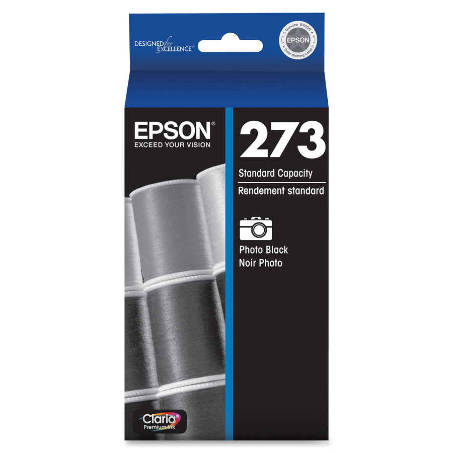 Epson Claria 273 Original Standard Yield Inkjet Ink Cartridge - Photo Black - 1 Each
