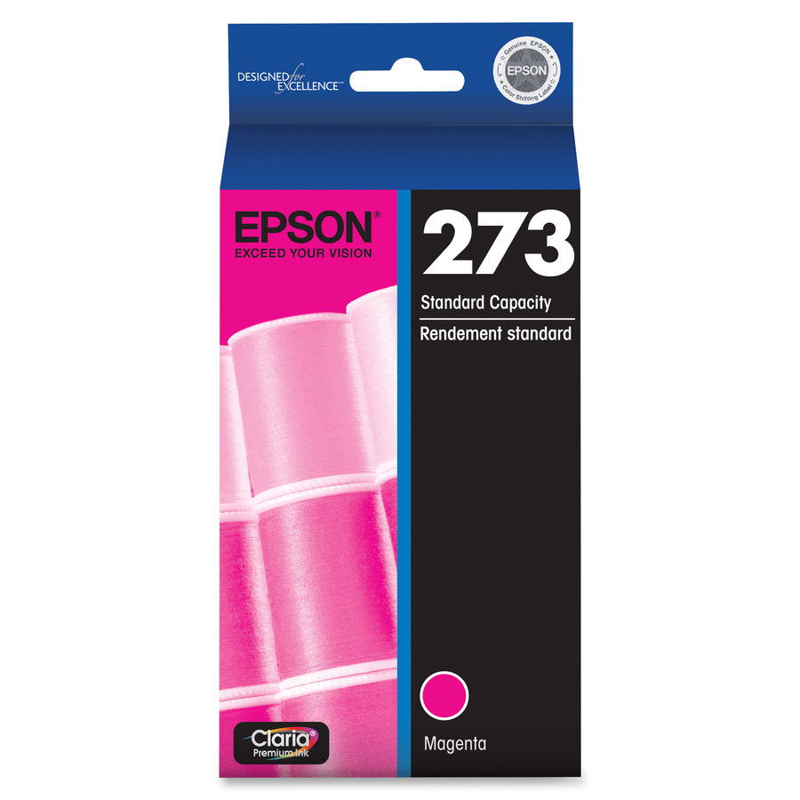 Epson Claria 273 Original Standard Yield Inkjet Ink Cartridge - Magenta - 1 Each