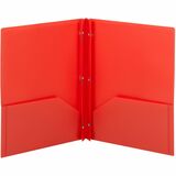 Smead Poly Two-Pocket Folders with Fasteners