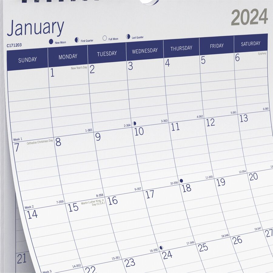 Blueline Ecologix Wall Calendar