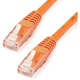 Startechcom 35ft Cat6 Ethernet Cable - Orange Molded Gigabit - 100w Poe Utp 650mhz - Category 6 Patch Cord Ul Certified Wiringtia