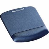 Fellowes Plushtouch&Trade Mouse Pad Wrist Rest with Microban&Reg - Blue