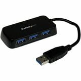 Startechcom Portable 4 Port Superspeed Mini Usb 30 Hub - 5gbps - Black