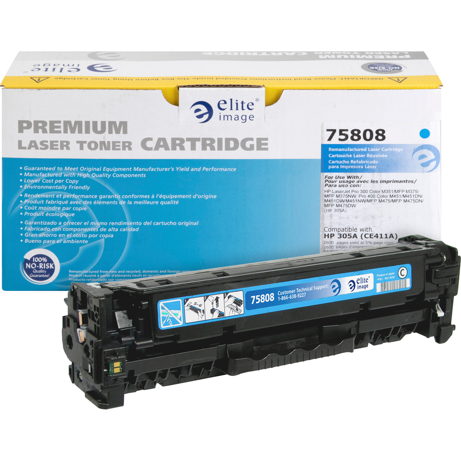 Elite Image Remanufactured Toner Cartridge - Alternative for Hp 305a (Ce411a)