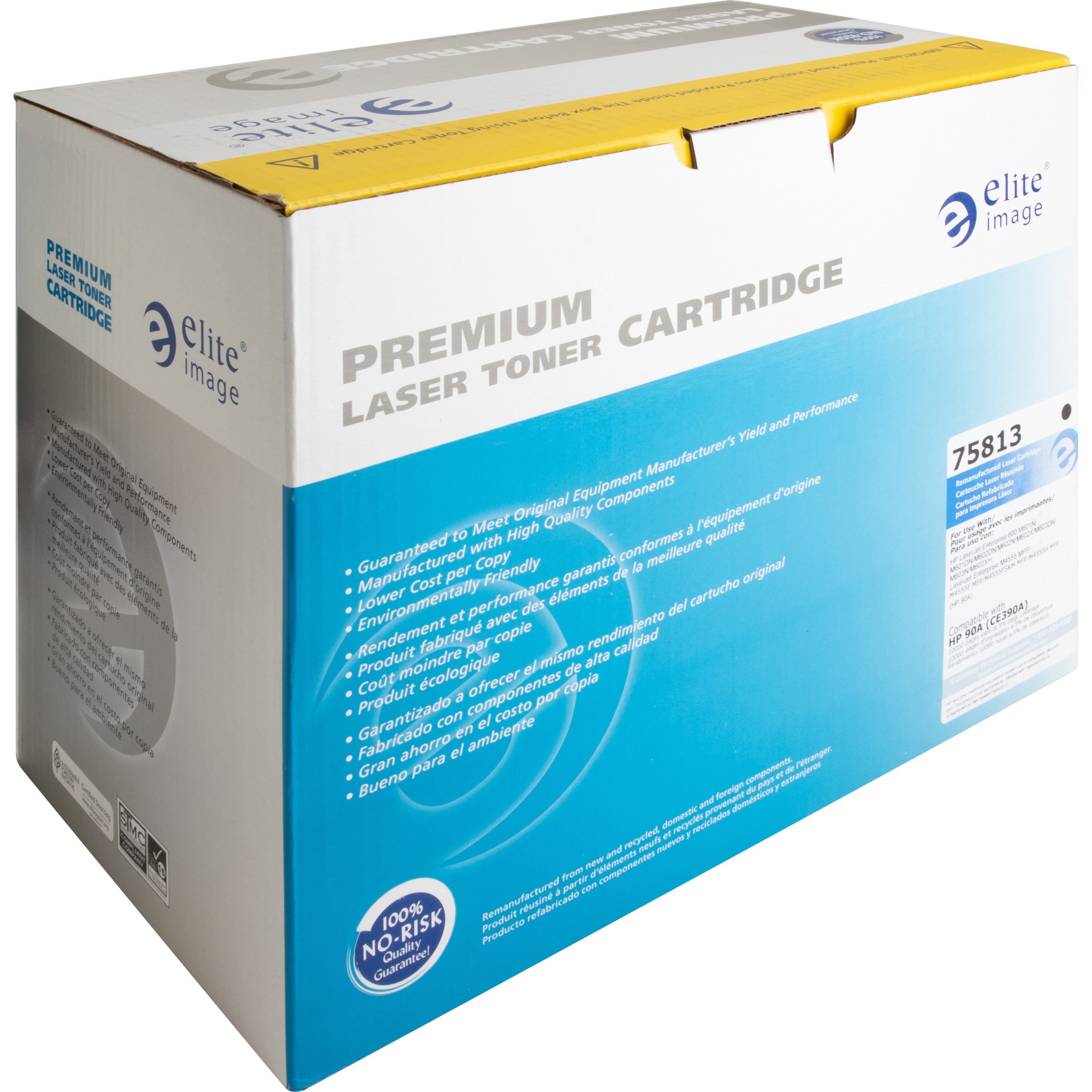 Elite Image Remanufactured Toner Cartridge - Alternative for Hp 90a (Ce390a)