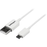 Startechcom 1m White Micro Usb Cable - a to Micro B