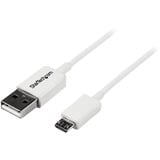 Startechcom 05m White Micro Usb Cable - a to Micro B