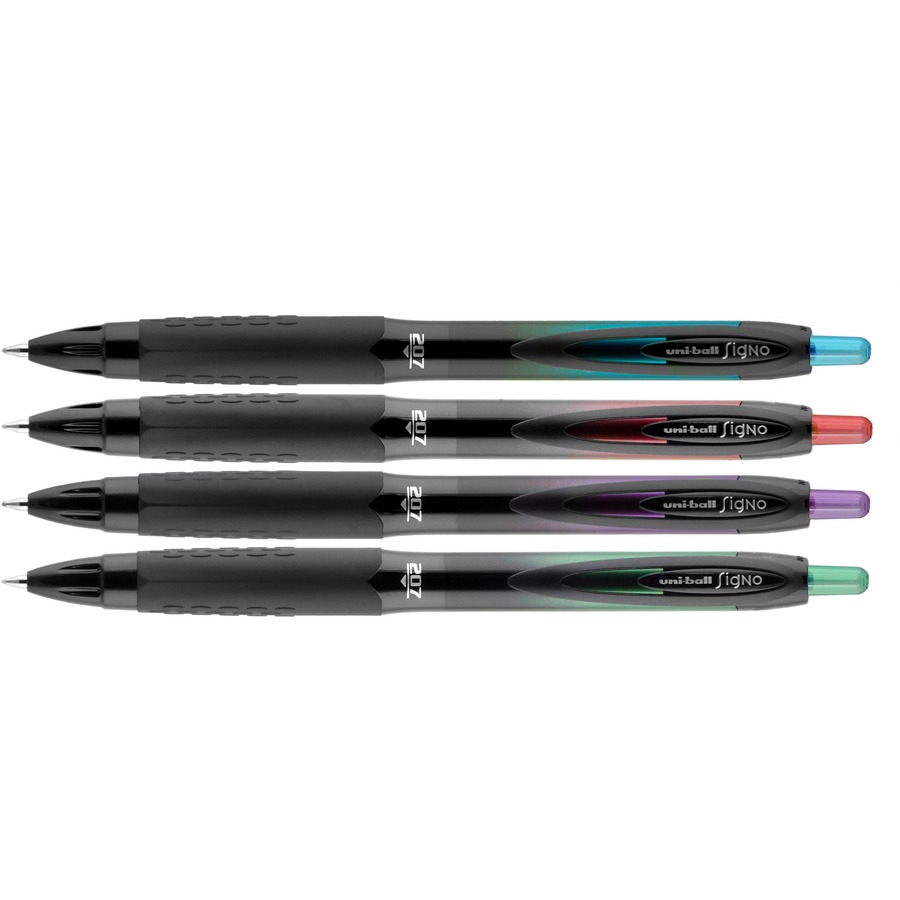 Uniball&Trade 207 Blx Gel Pens
