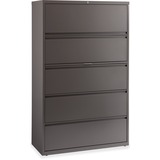 Lorell Fortress Series 42 Lateral File - 5-Drawer