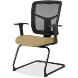 Lorell Ergomesh Series Mesh Side Arm Guest Chair