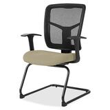Lorell Ergomesh Series Mesh Side Arm Guest Chair