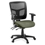Lorell Ergomesh Series Managerial Mid-Back Chair