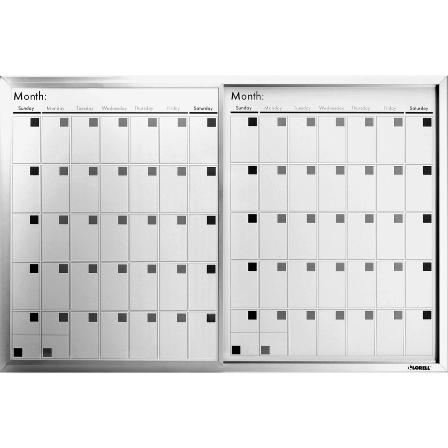 Lorell Magnetic Dry-Erase Calendar Board - Image 6
