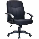 Lorell Executive Fabric Mid-Back Chair