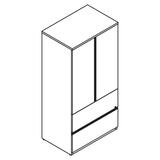 Lacasse Concept 400e Storage Unit with Lateral File