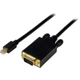 Startechcom 15 Ft Mini Displayport&Trade to Vga Adapter Converter Cable - Mdp to Vga 1920x1200 - Black