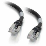 C2g-1ft Cat6 Snagless Shielded (Stp) Network Patch Cable - Black