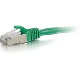 C2g 14ft Cat6 Snagless Shielded (Stp) Network Patch Cable - Green