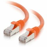 C2g-1ft Cat6 Snagless Shielded (Stp) Network Patch Cable - Orange