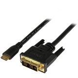 Startechcom 2m (66 Ft) Mini Hdmi to Dvi Cable Dvi-D to Hdmi Cable (1920x1200p) Hdmi Mini Male to Dvi-D Male Display Cable Adapter