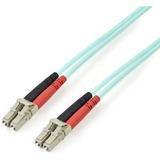 Startechcom 3m Fiber Optic Cable - 10 Gb Aqua - Multimode Duplex 50125 - Lszh - Lclc - Om3 - Lc to Lc Fiber Patch Cable