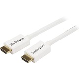 Startechcom 23 Ft Cl3 Rated Hdmi Cable W Ethernet in Wall Rated Hdmi Cable 4k 30hz Uhd Hdmi Cord Hdmi 14 Videodisplay Cable White