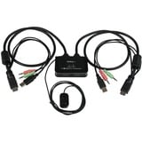 Startechcom 2 Port Usb Hdmi Cable Kvm Switch with Audio and Remote Switch &Acirc&Euro Usb Powered