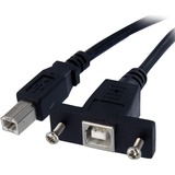 Startechcom 3 Ft Panel Mount Usb Cable B to B - Fm